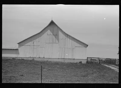 Barn in central Ohio (see general caption), 1938