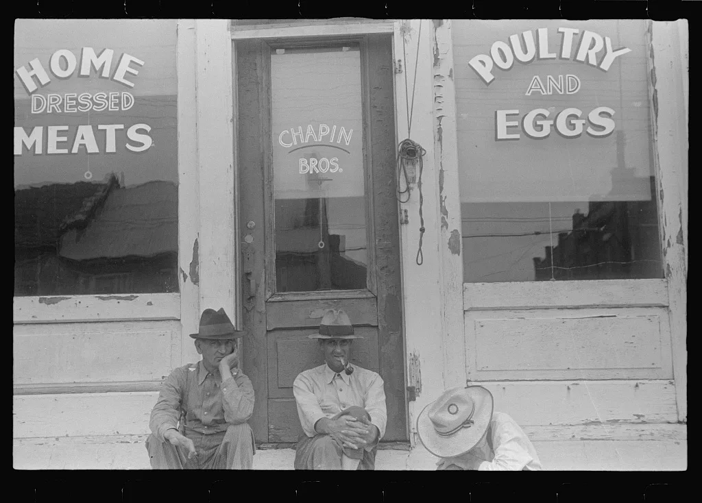 Street scene, Worthington, Ohio, 1938
