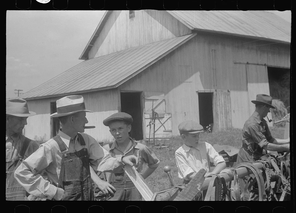 Public auction in central Ohio, 1938
