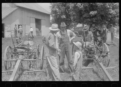 Public auction, central Ohio, 1938