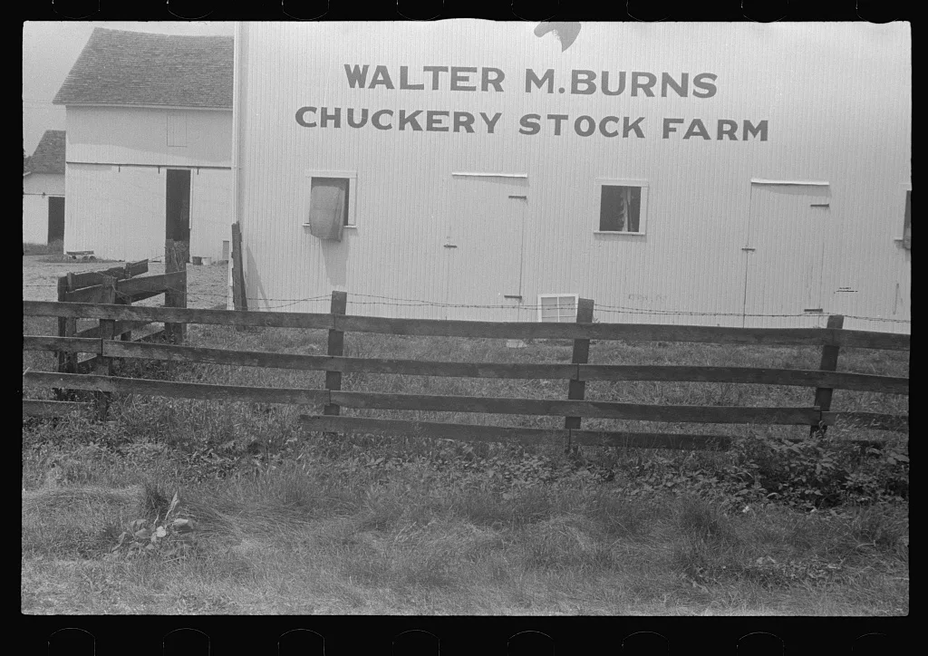 Barn in central Ohio (see general caption), 1938