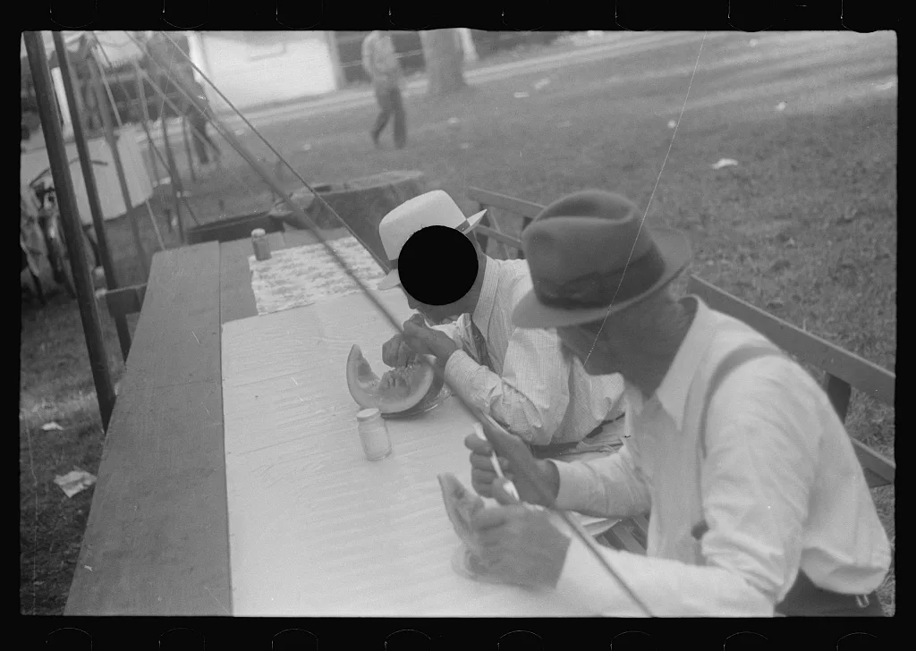 [Untitled photo, possibly related to: Refreshments at county fair,…, Ohio, 1938