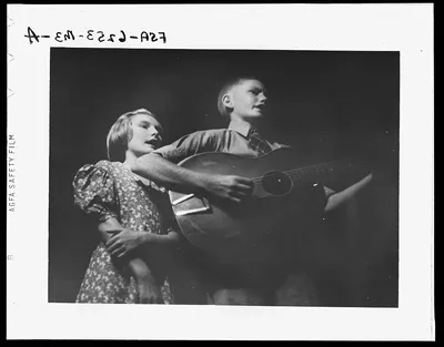 Photograph from North Carolina: Child musicians. Asheville, North Carolina